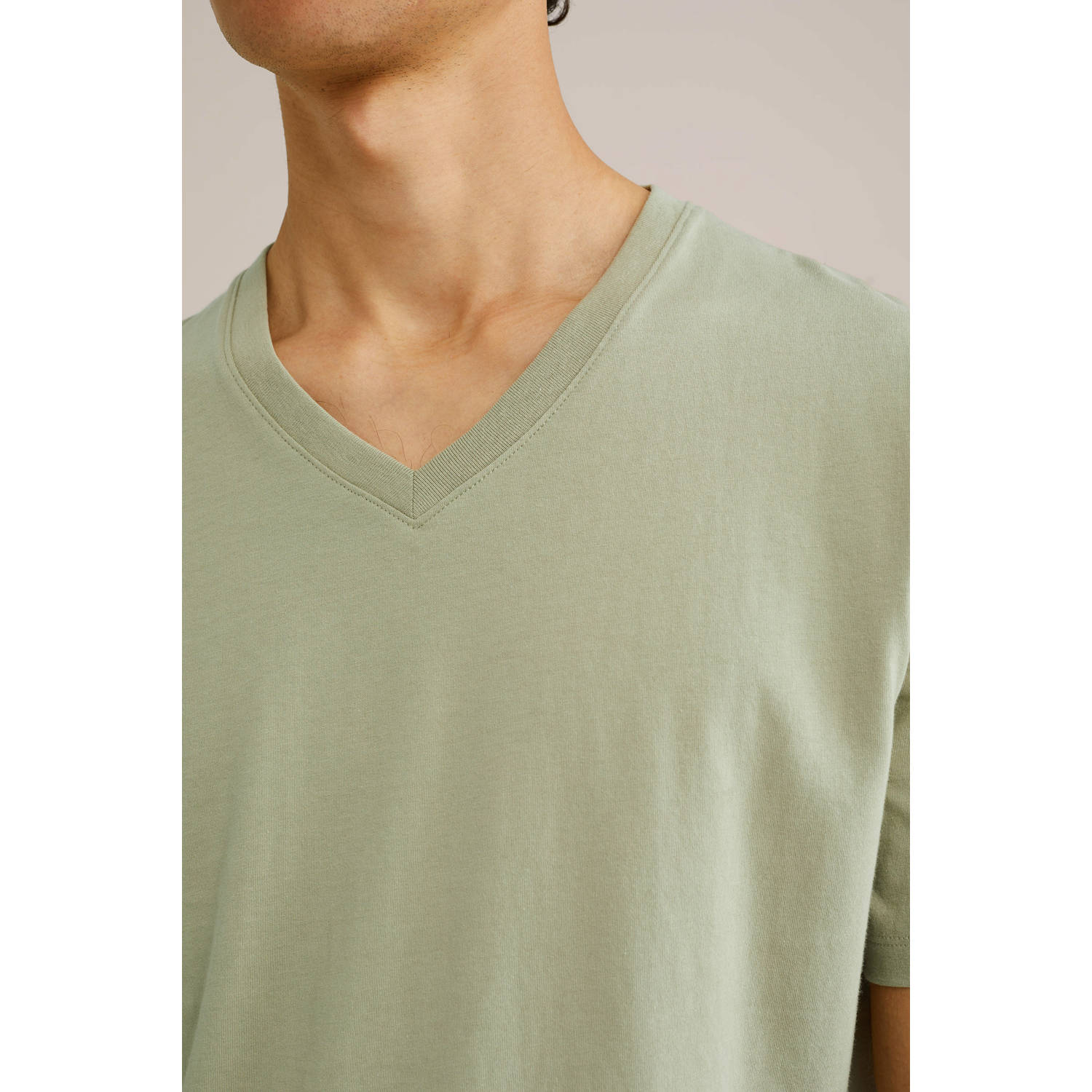 WE Fashion T-shirt lichtgroen