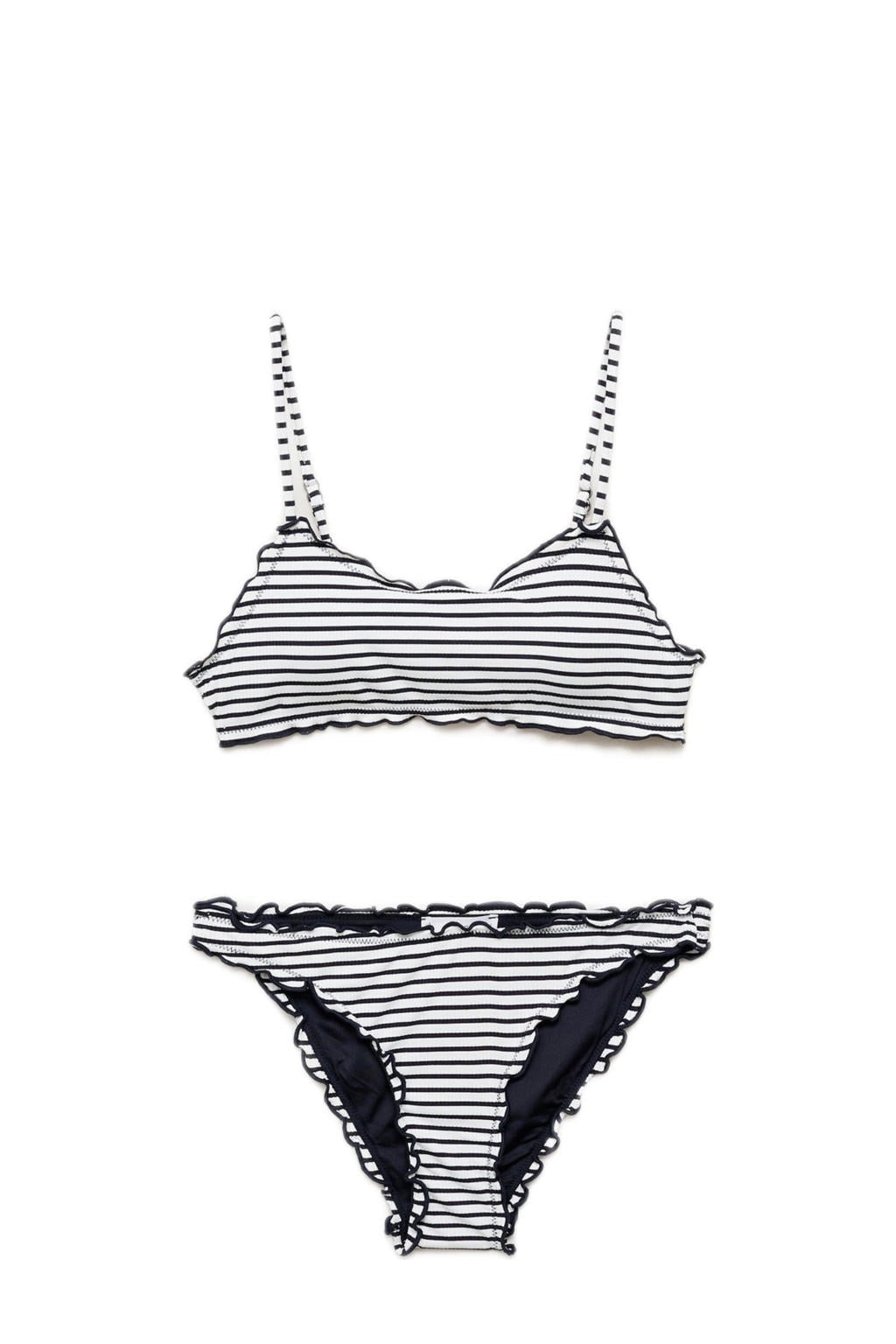 MANGO TEEN bikini zwart/wit