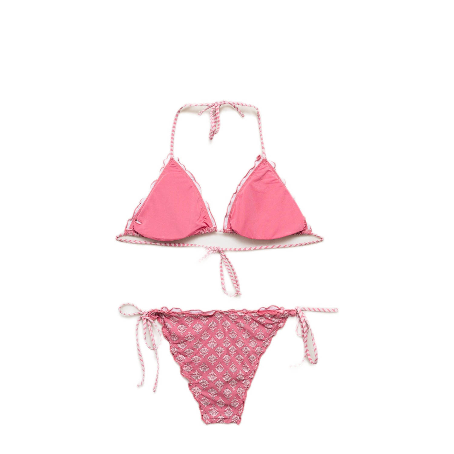 MANGO TEEN bikini roze wit