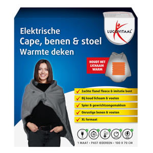 Elektrische Cape deken 100x70cm