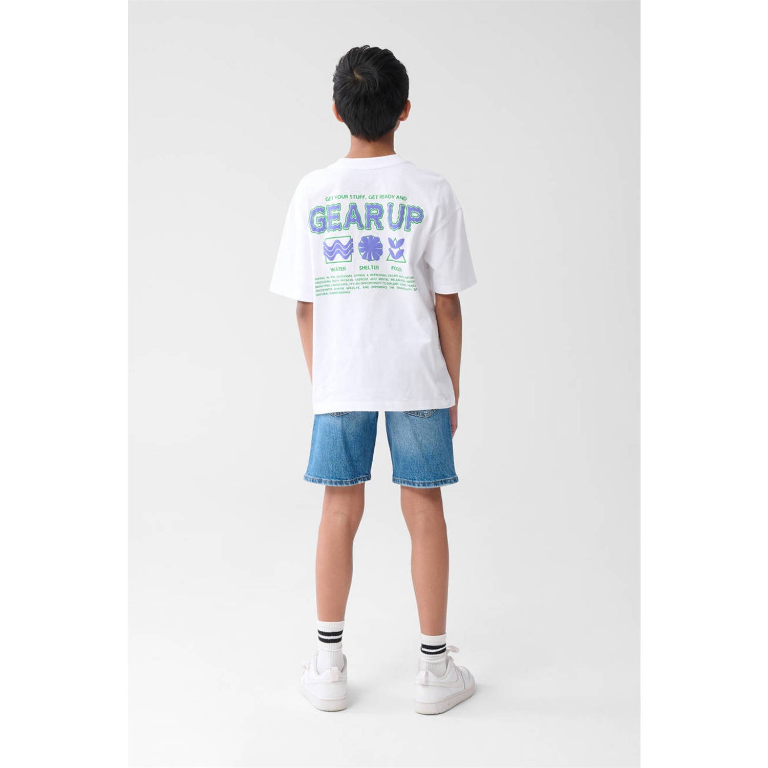 Shoeby regular denim short medium blue denim