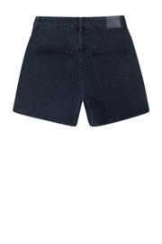 thumbnail: Shoeby regular high waist denim short zwart