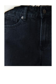 thumbnail: Shoeby regular high waist denim short zwart