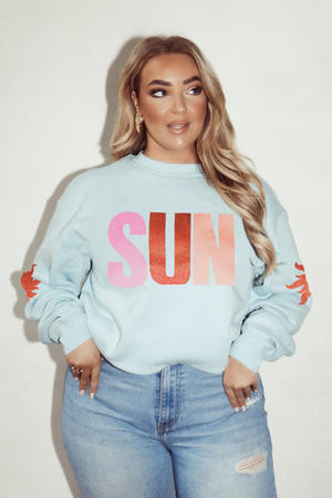 sweater lichtblauw