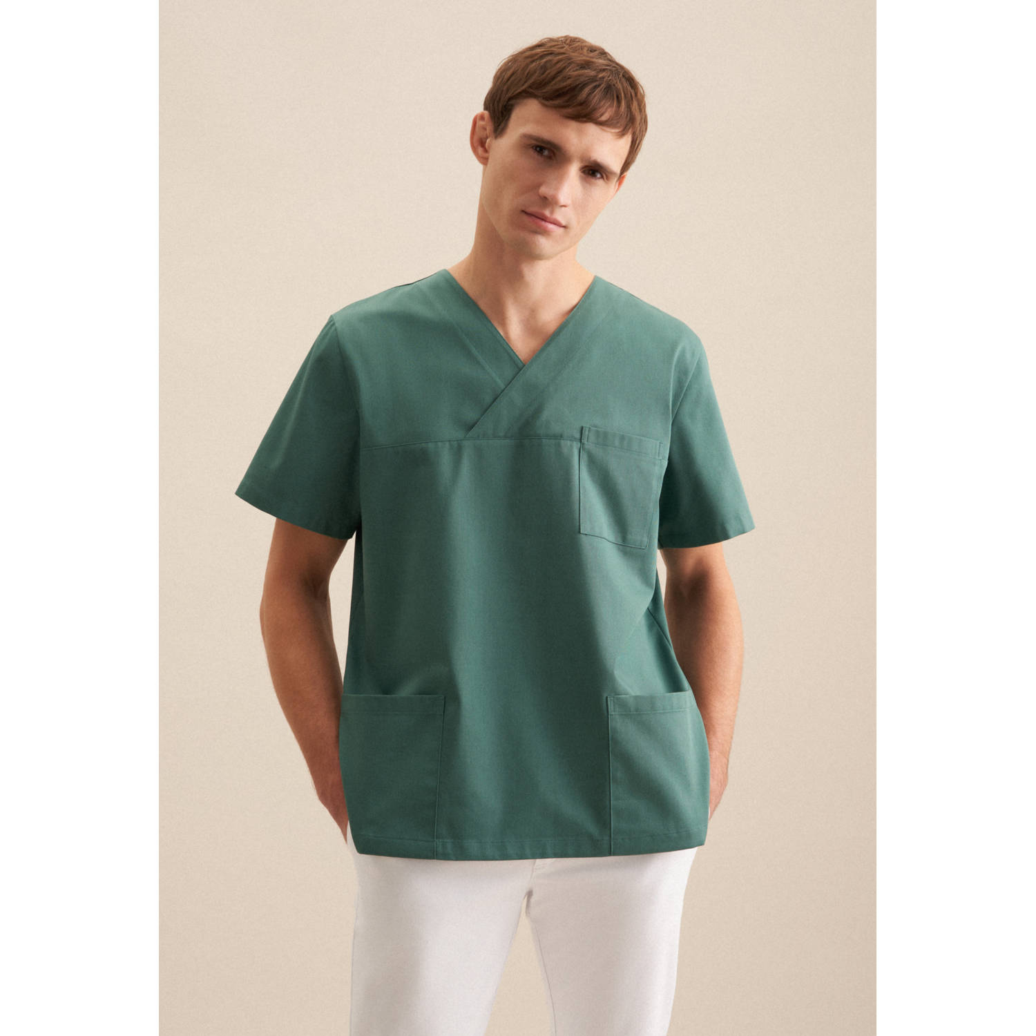 Seidensticker T-shirt groen