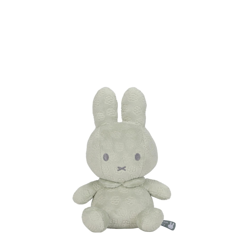 Little Dutch Nijntje knuffel 20cm green flower