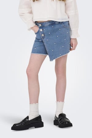 spijkerskort light blue denim