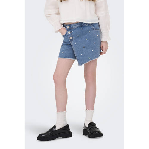 KIDS ONLY GIRL denim spijkerskort light blue denim afbeelding