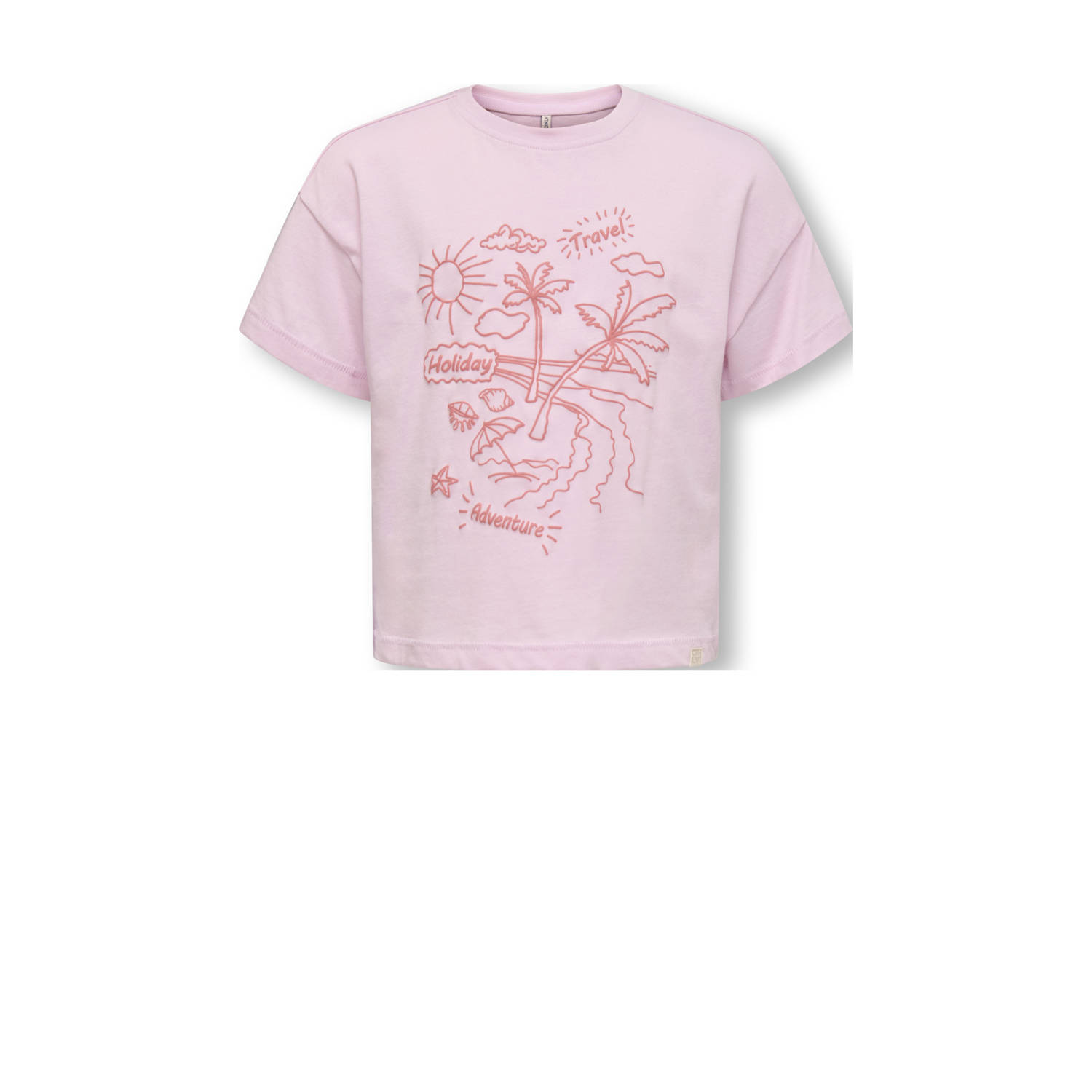 ONLY KIDS MINI T-shirt lichtroze