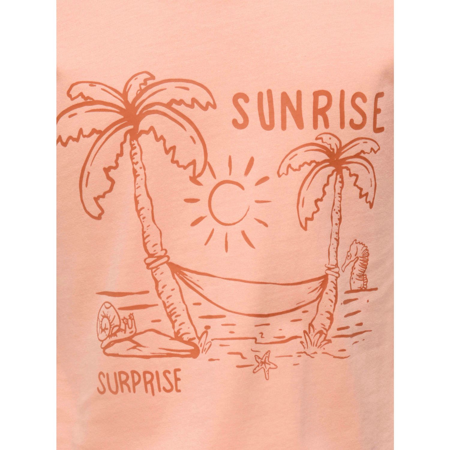 ONLY KIDS MINI T-shirt zalm