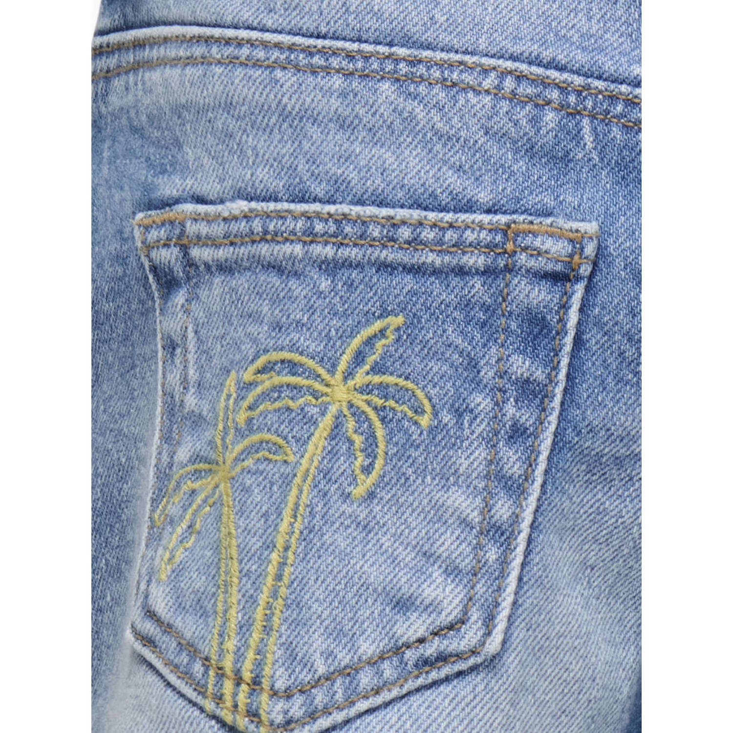 ONLY KIDS MINI denim straight short blauw
