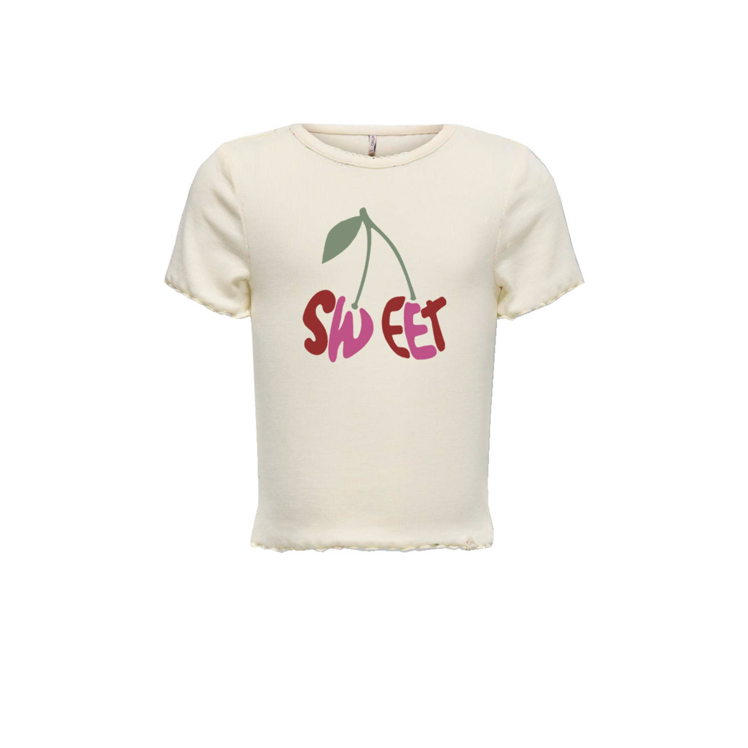 ONLY KIDS MINI T-shirt ecru