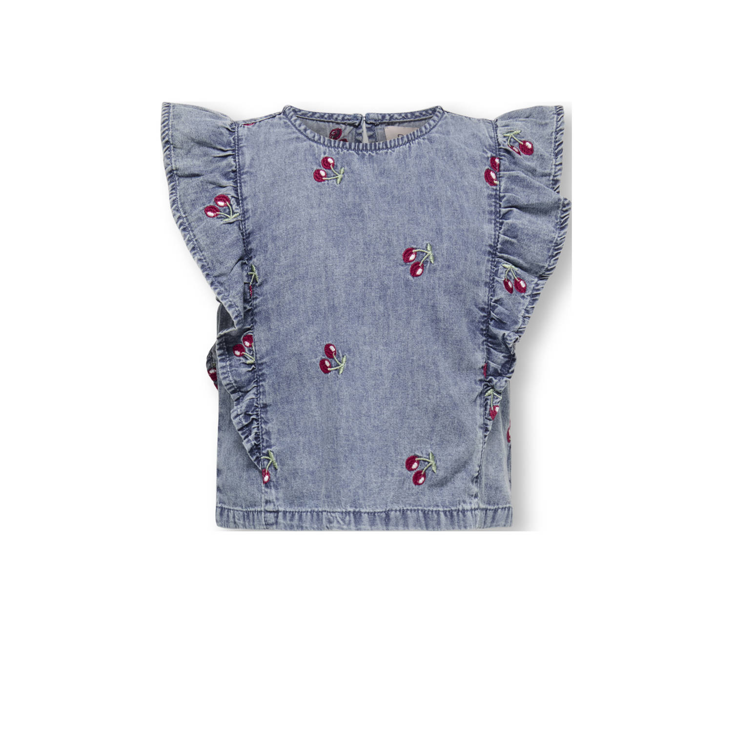 ONLY KIDS MINI denim blousetop medium blue denim
