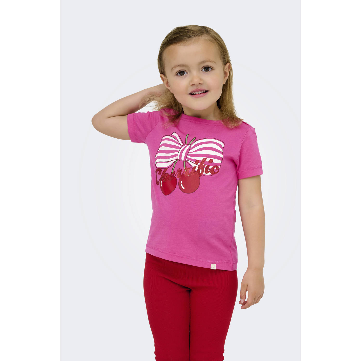 ONLY KIDS MINI T-shirt fuchsia
