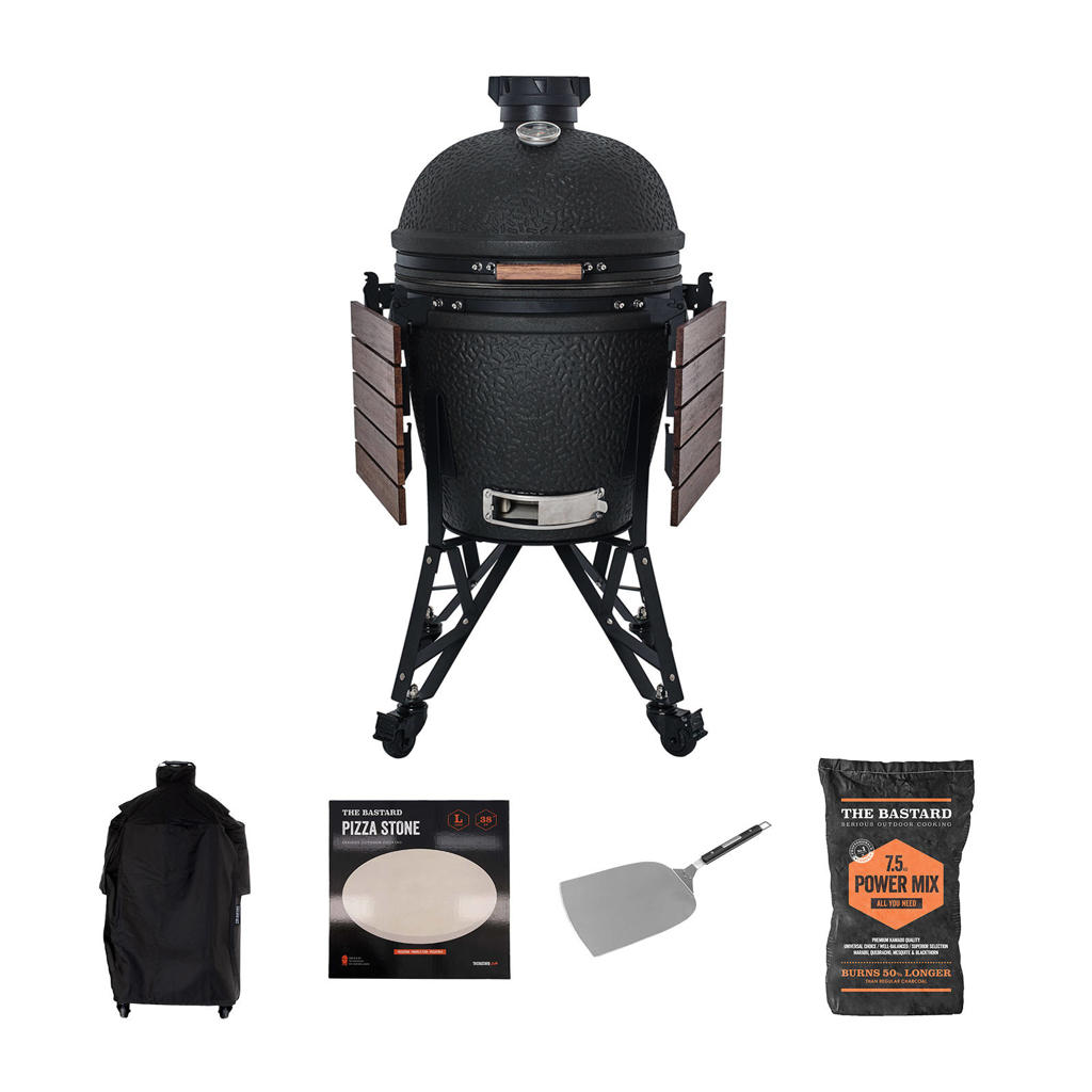 The Bastard Urban kamado bbq Large Complete met gratis accessoirepakket