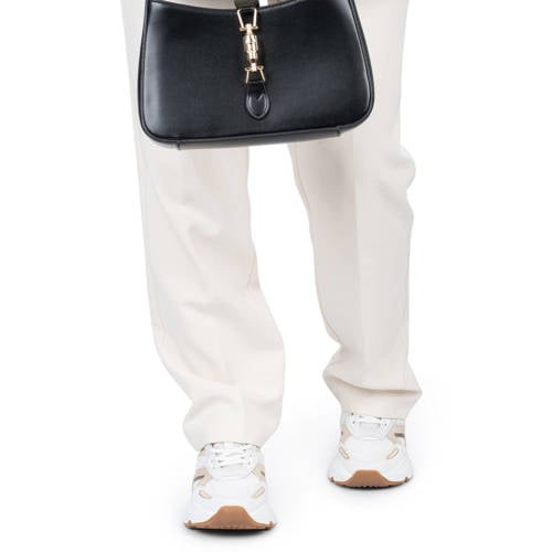 Haboob leren sneakers wit/beige afbeelding