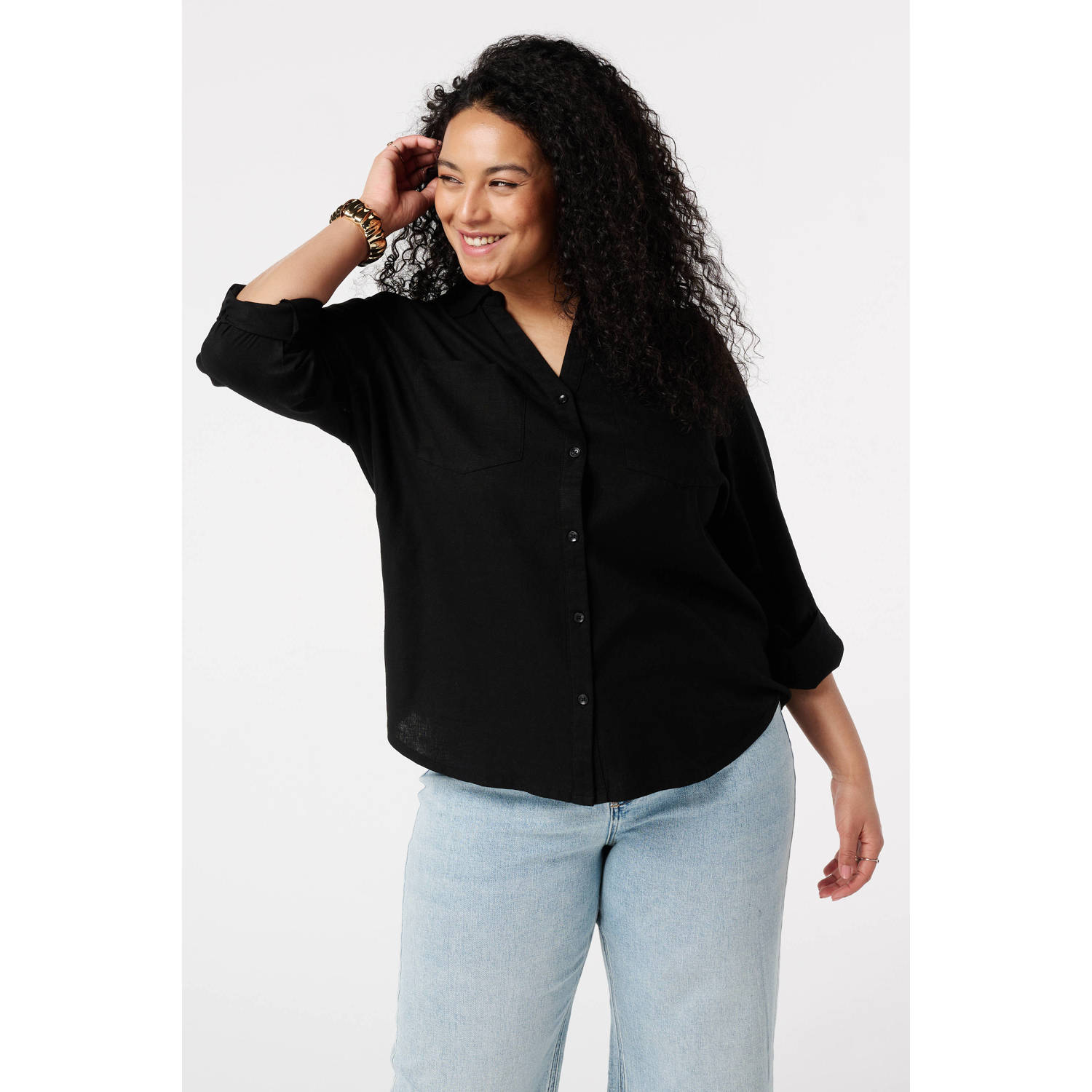 MS Mode blouse zwart