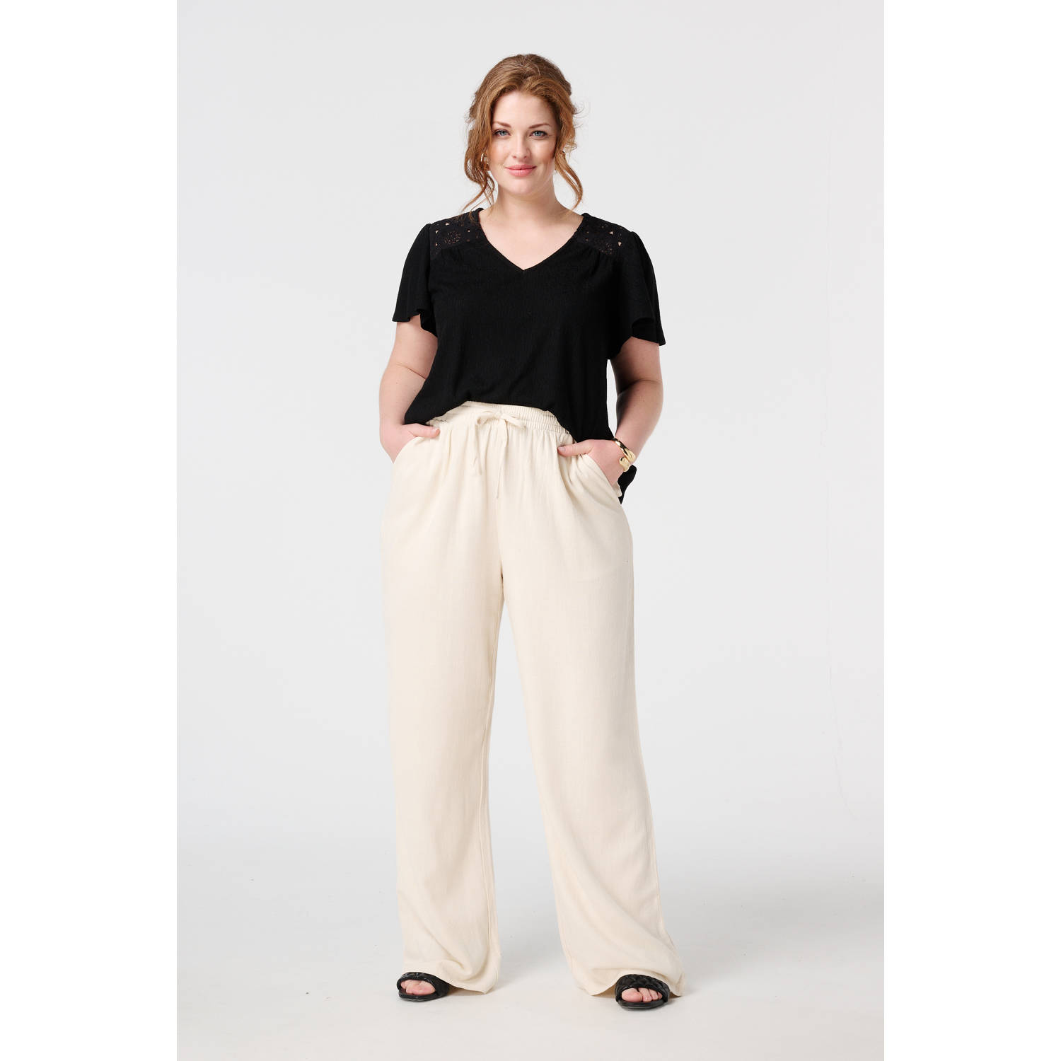 MS Mode top zwart ajour