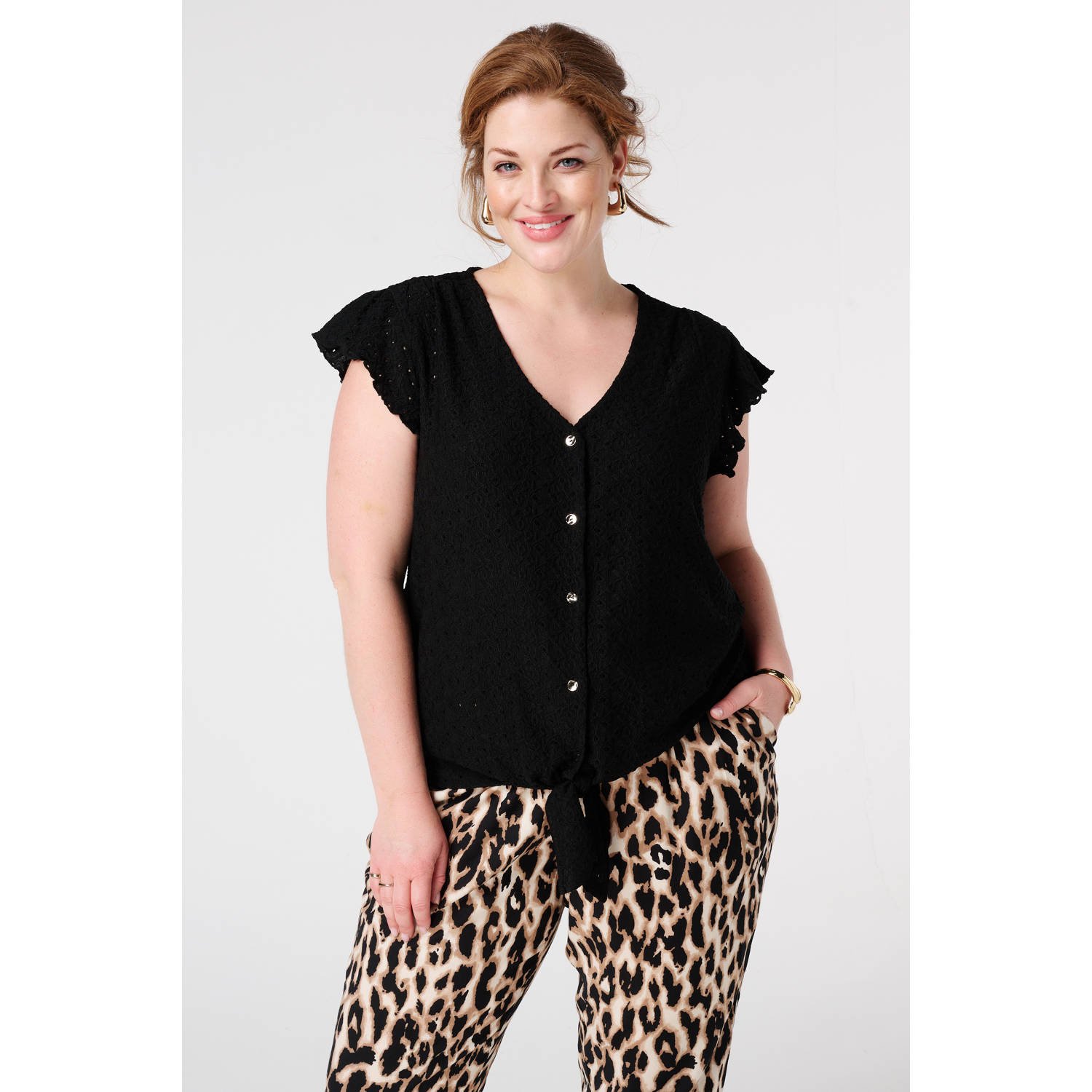 MS Mode blouse zwart