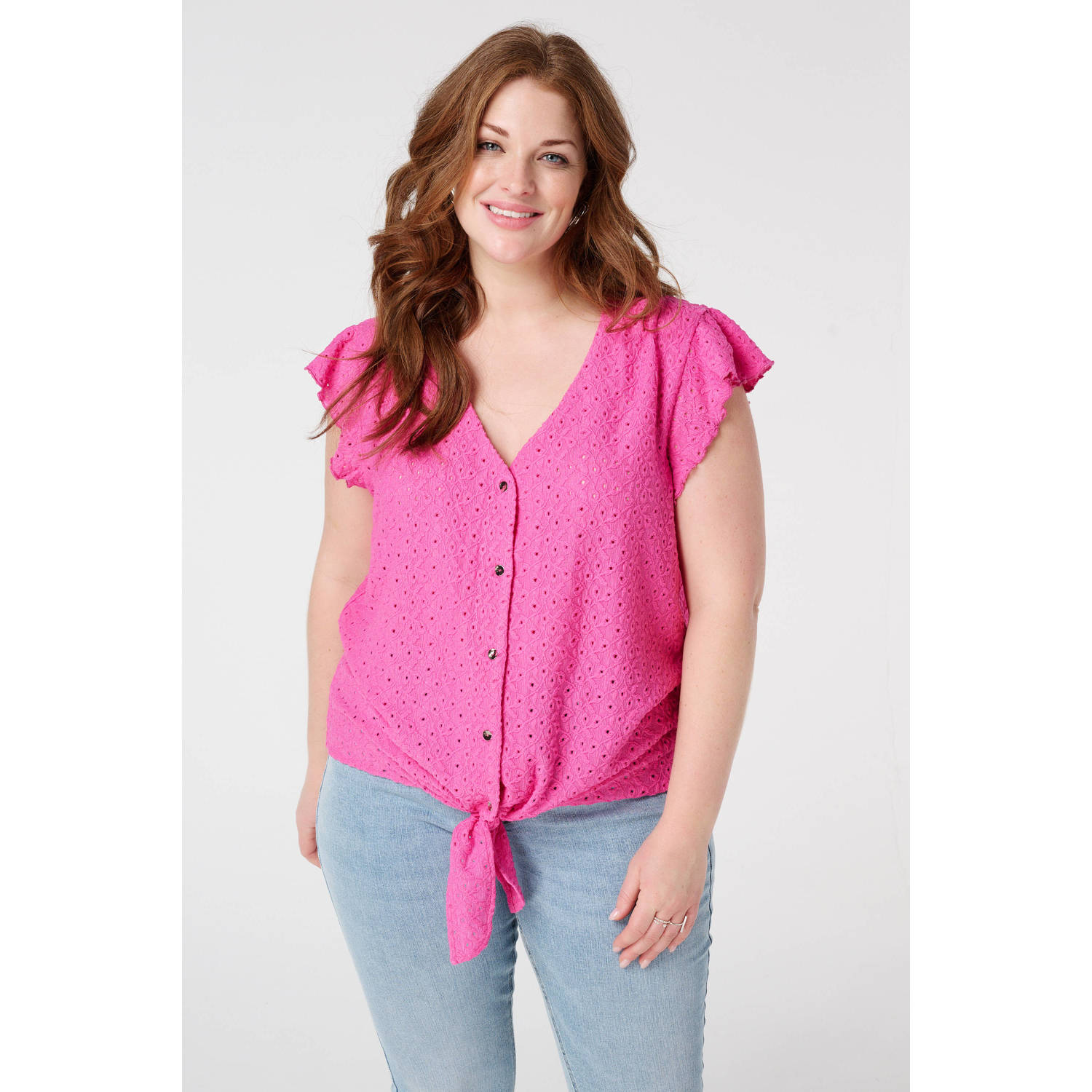 MS Mode blouse roze