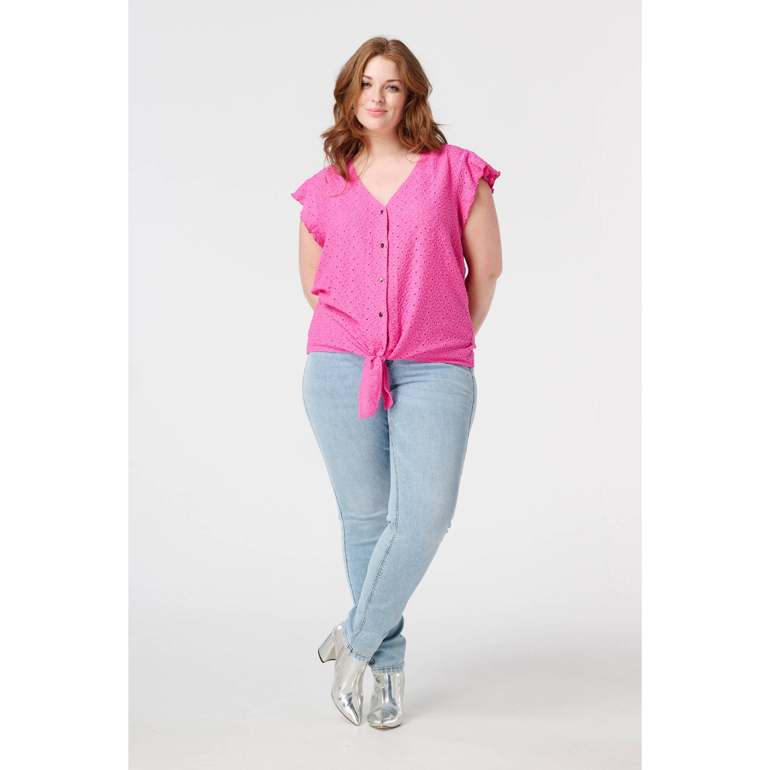 MS Mode blouse roze