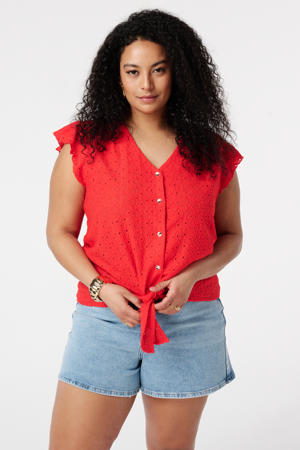 blouse rood