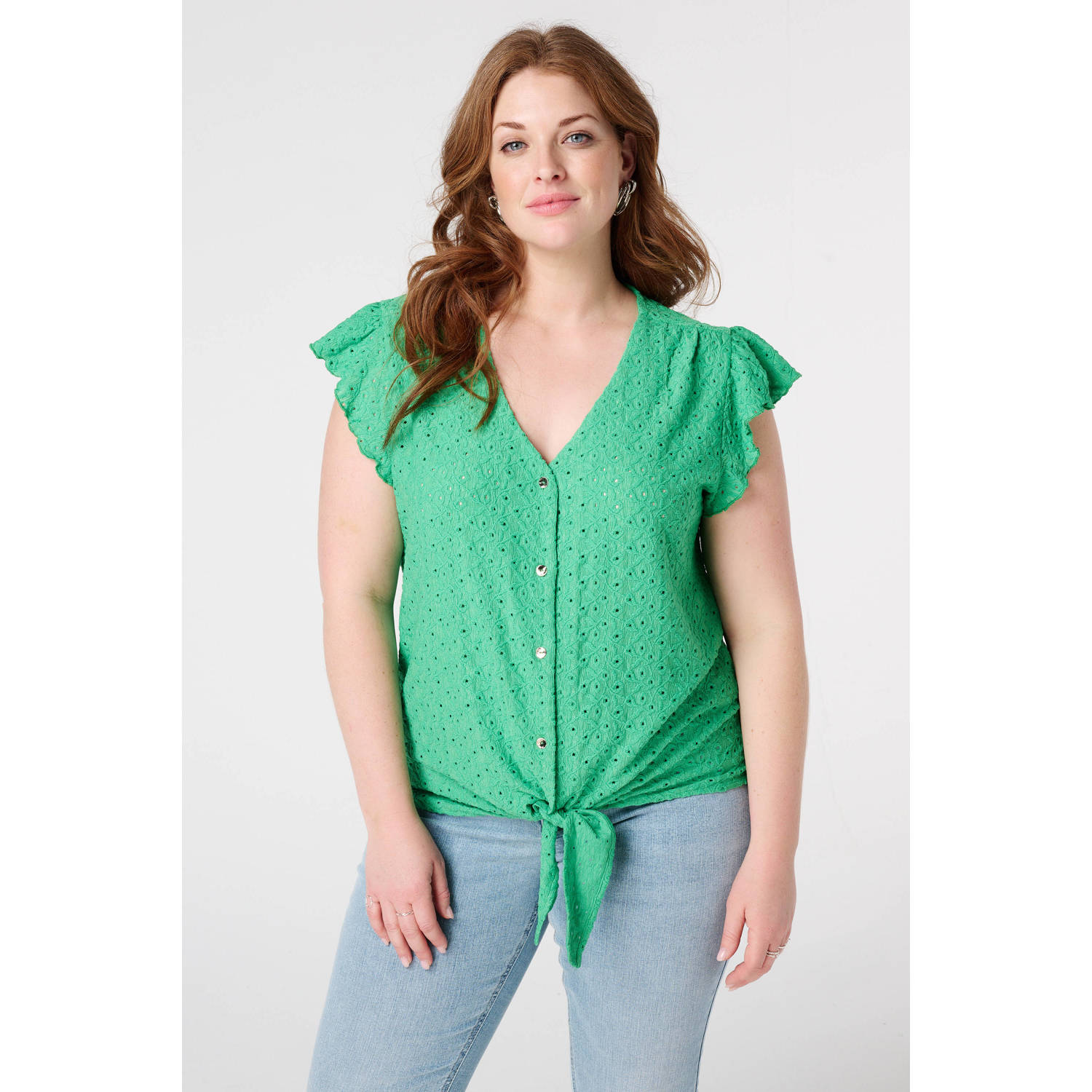 MS Mode blouse groen