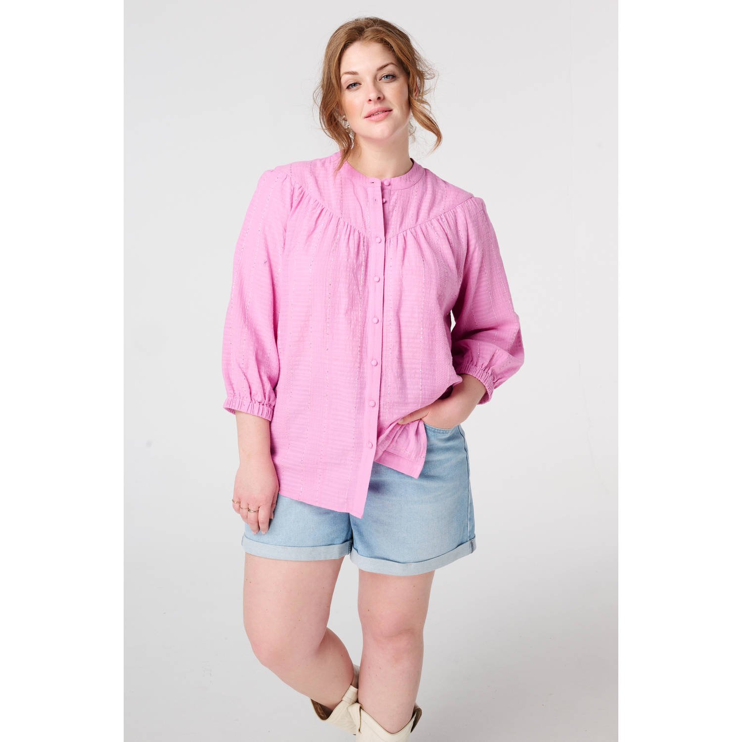 MS Mode blouse roze