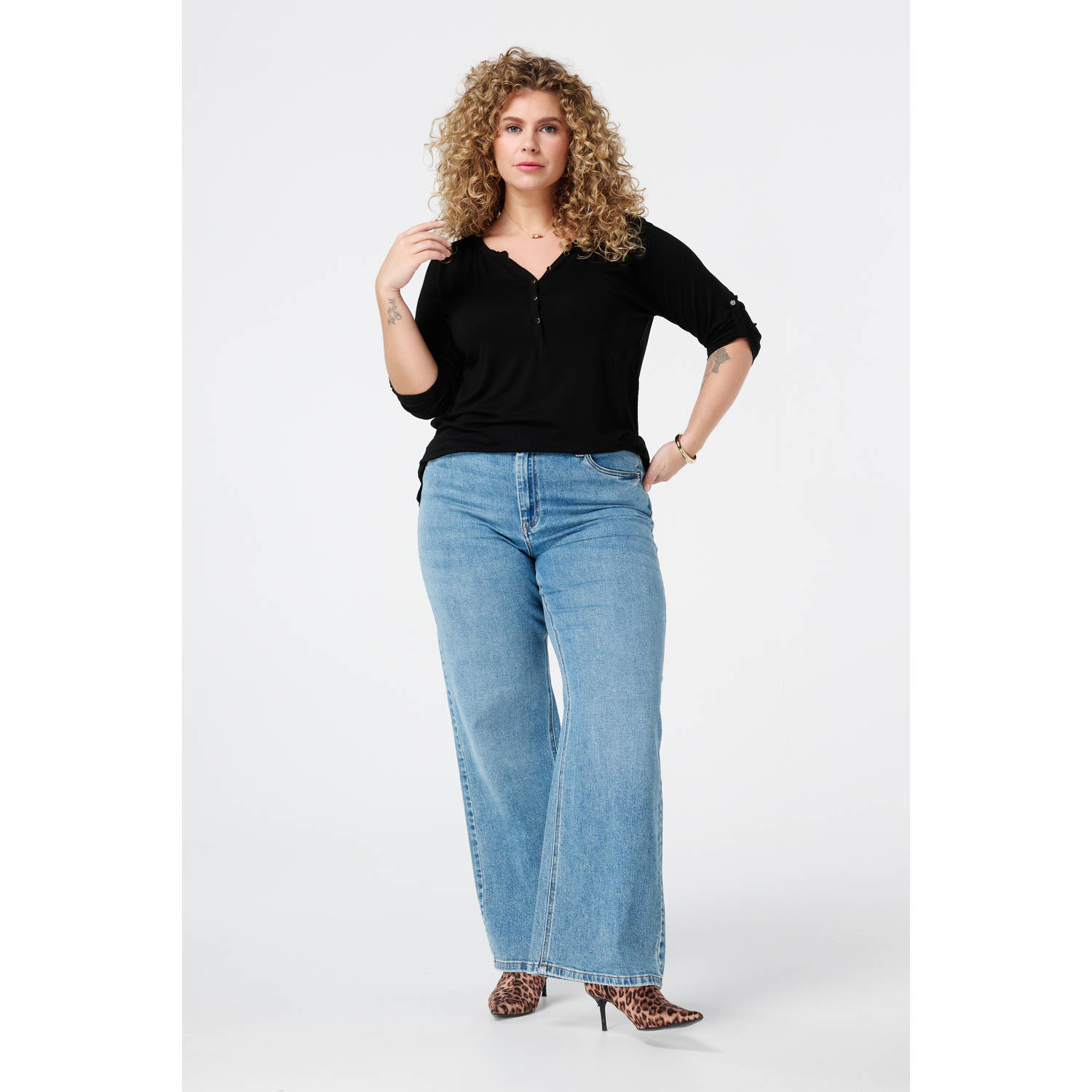 MS Mode top zwart