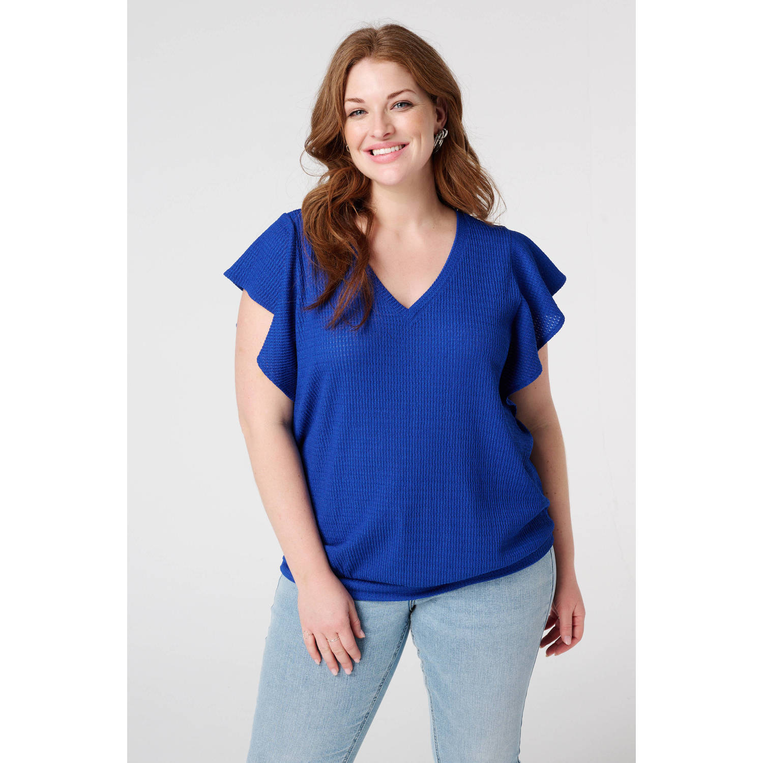 MS Mode top blauw