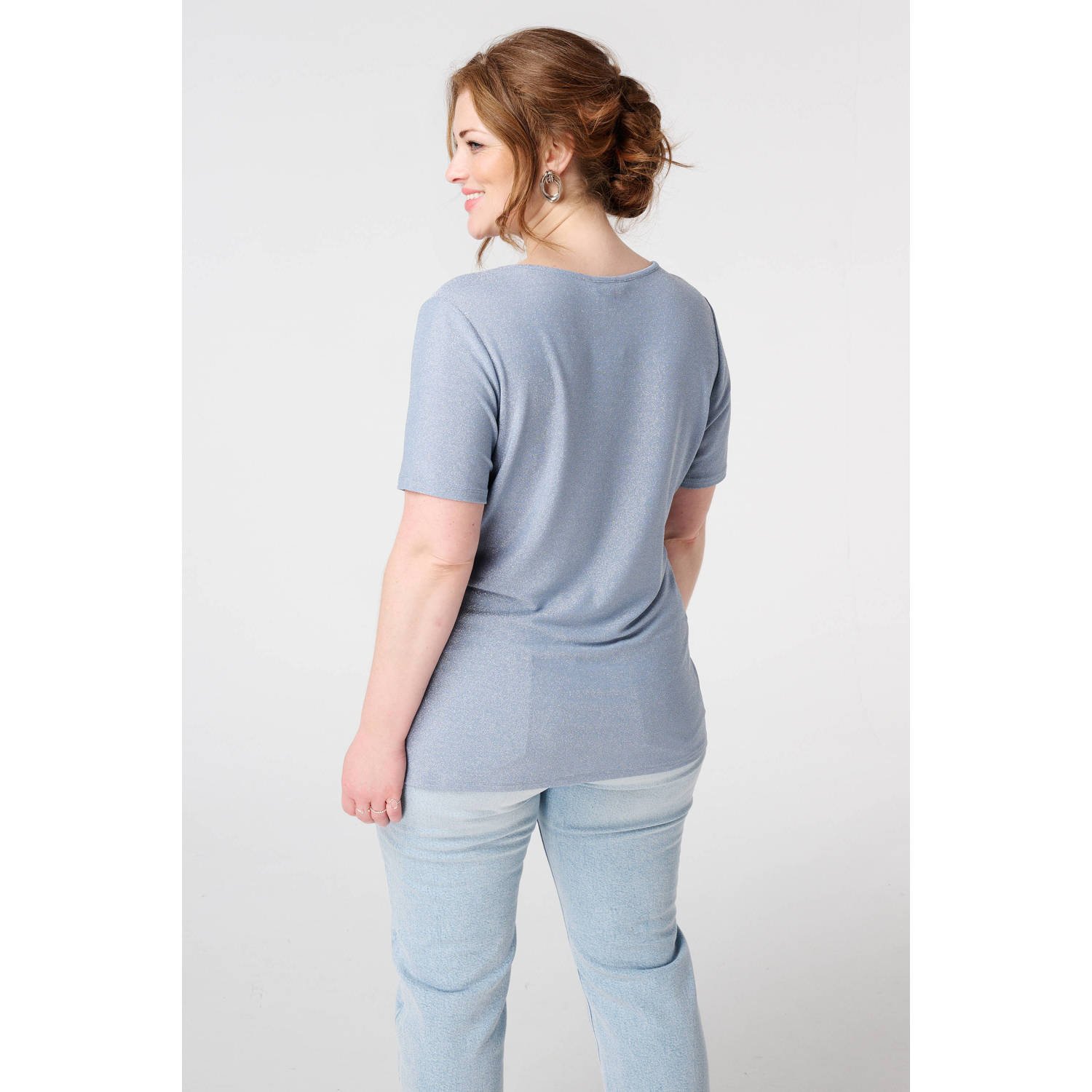 MS Mode top blauw