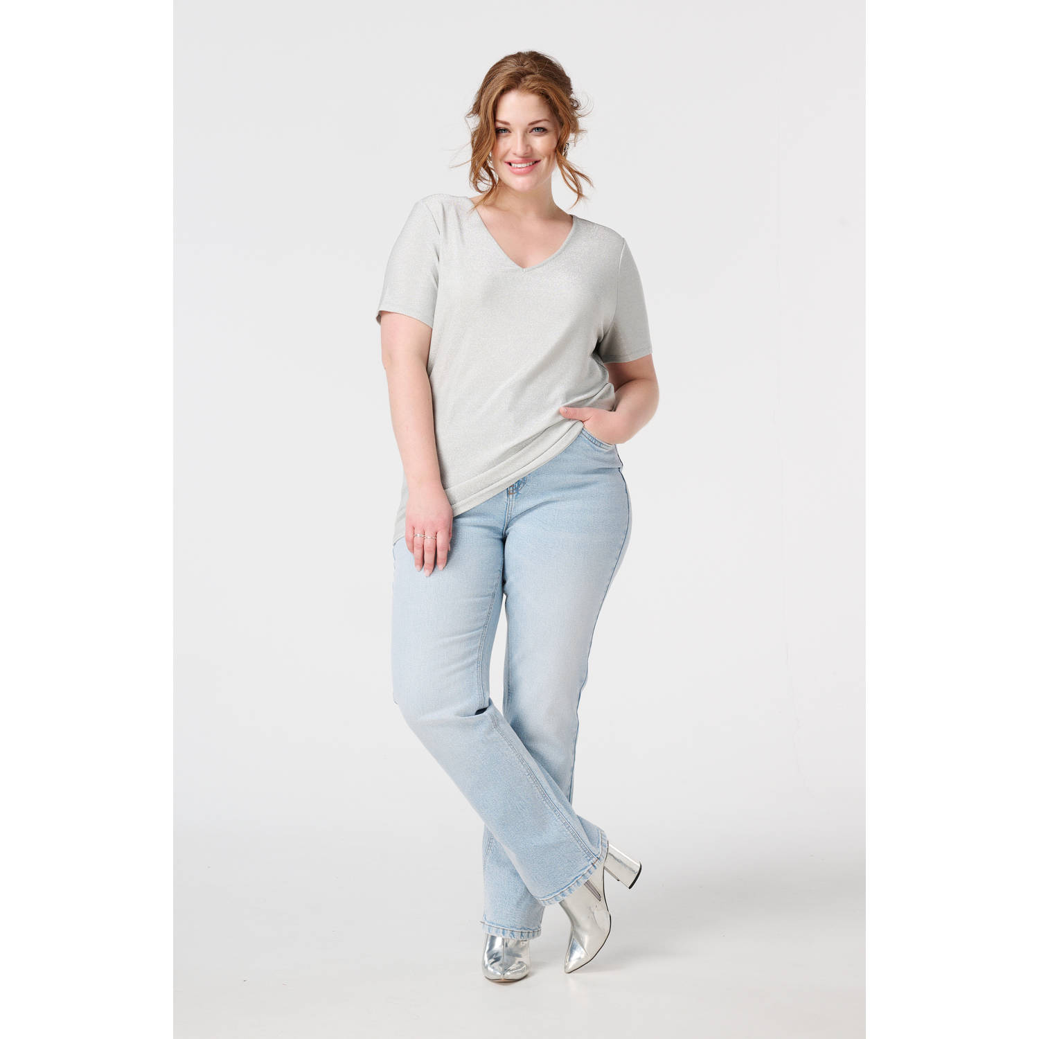 MS Mode top zilver