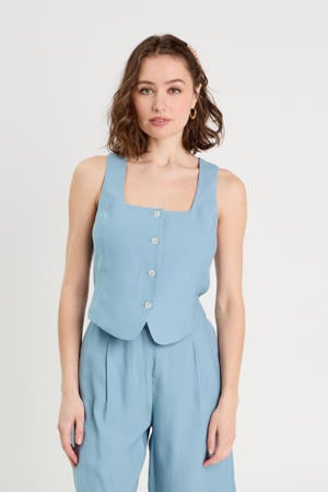 gilet lichtblauw