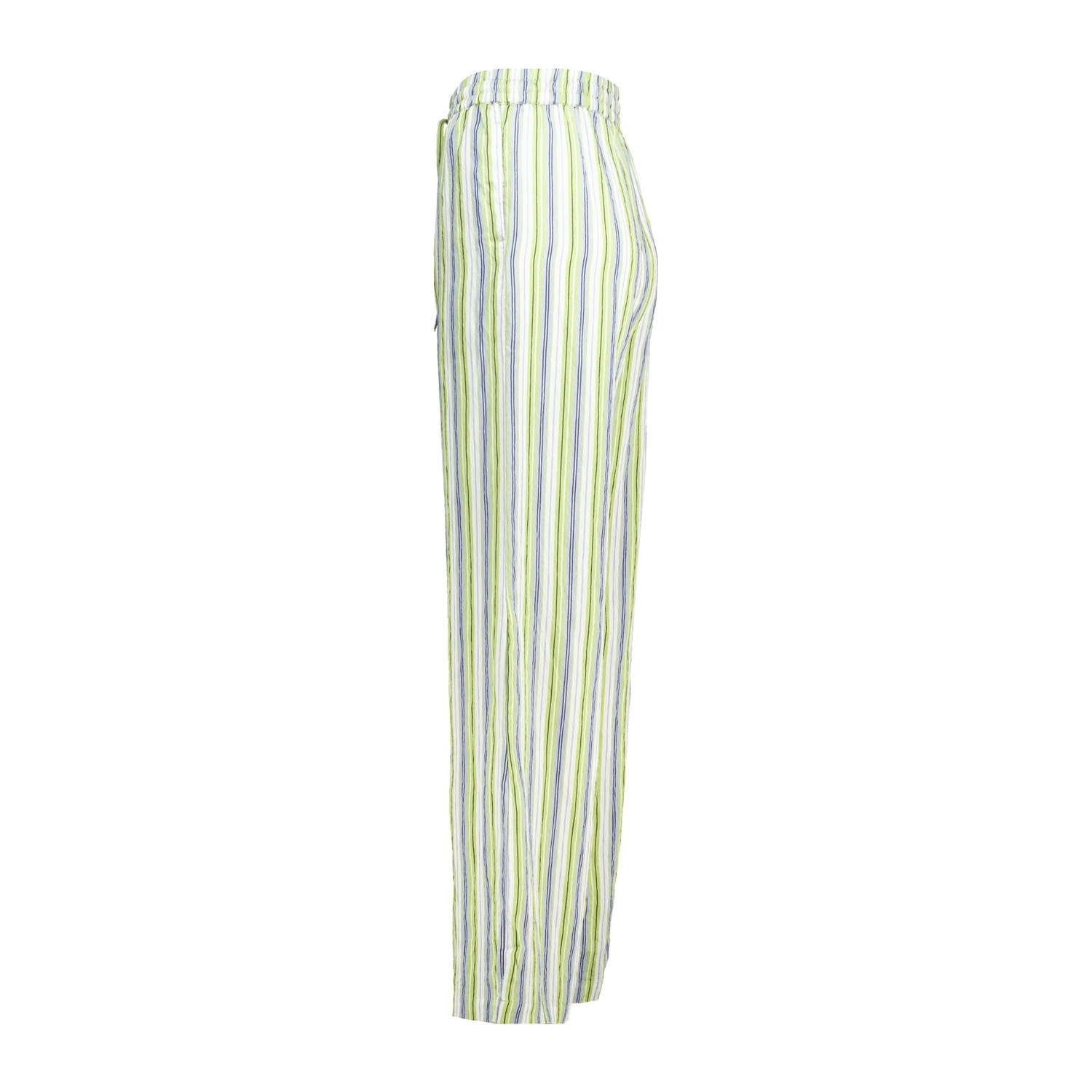 America Today wide leg high waist casual broek blauw