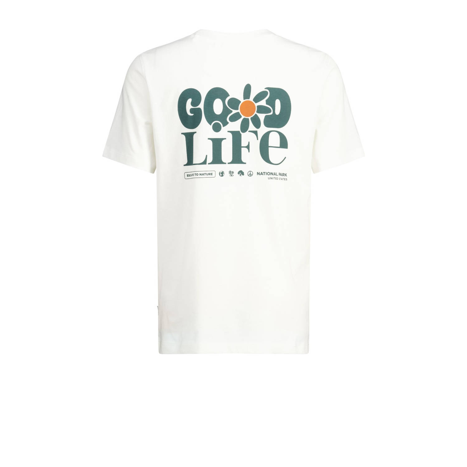 America Today T-shirt wit groen