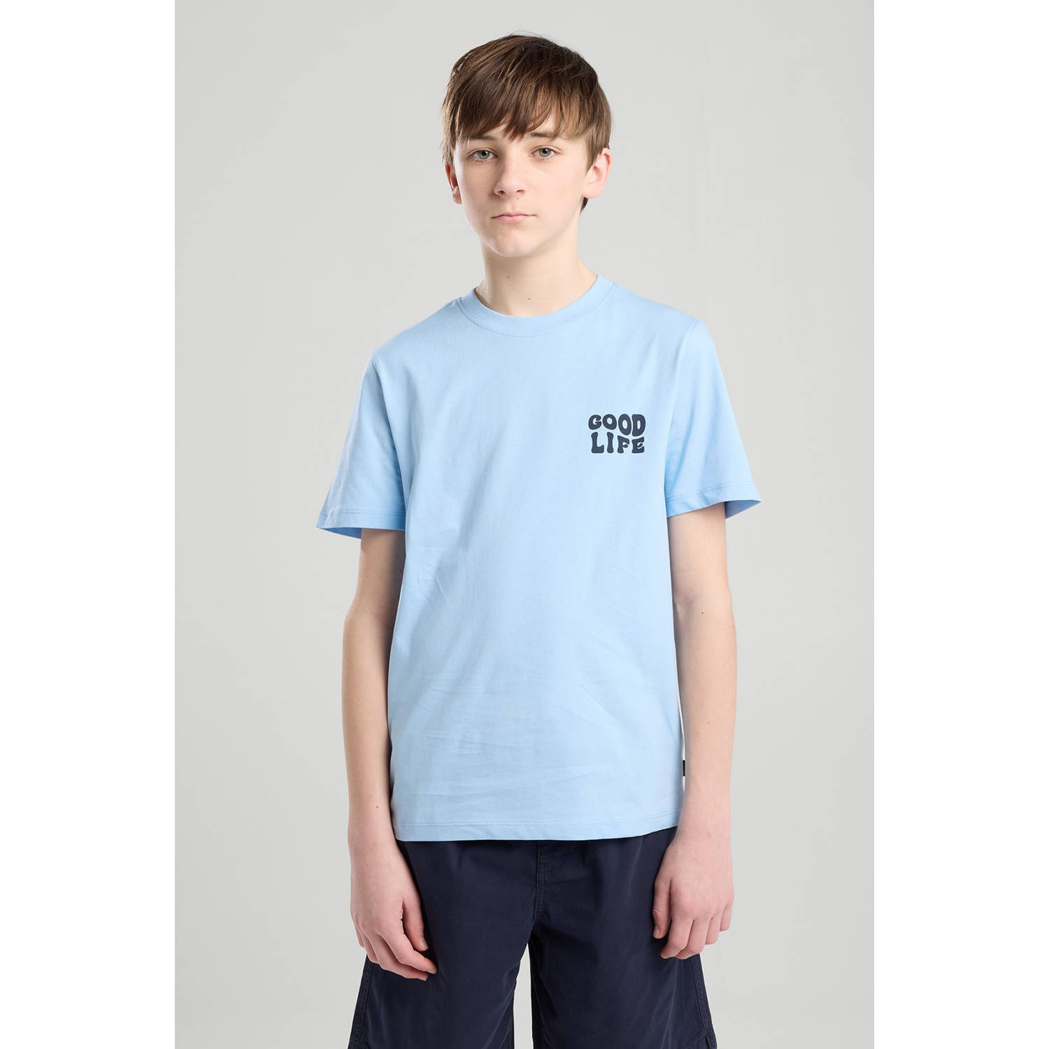 America Today T-shirt lichtblauw