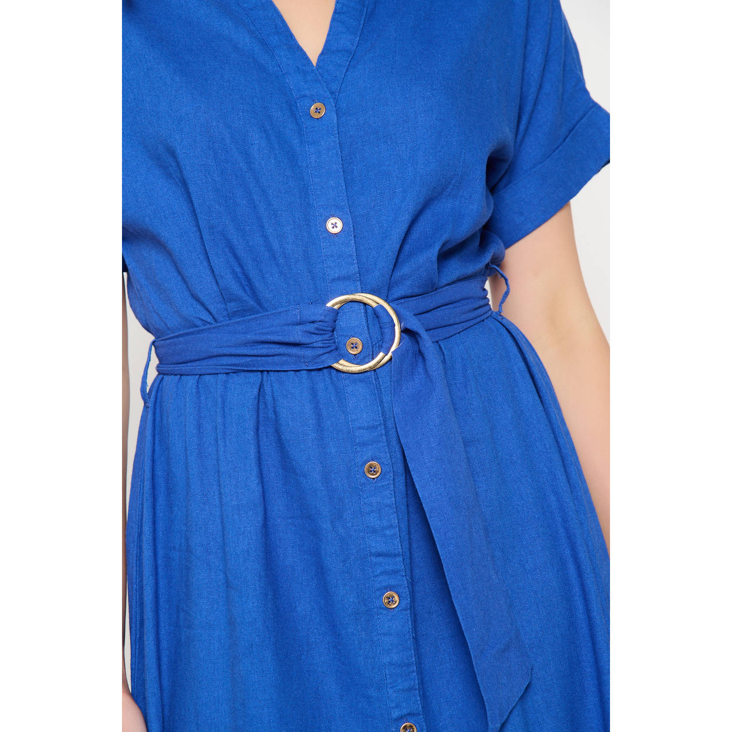 LOLALIZA blousejurk blauw