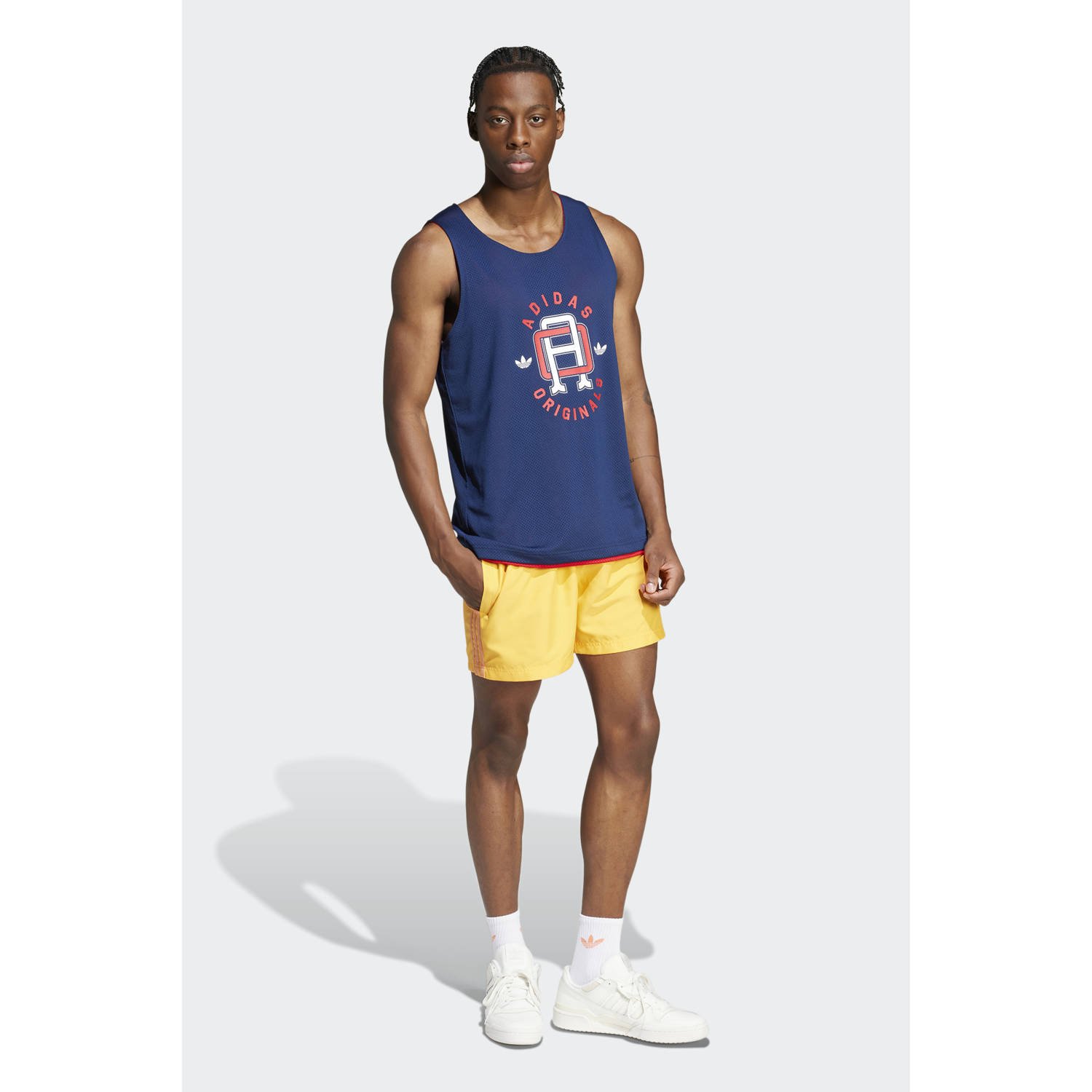 Adidas Adicolor 3-Stripes 5-inch Zwemshort Goud- Heren Goud