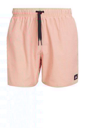 seersucker zwemshort rood