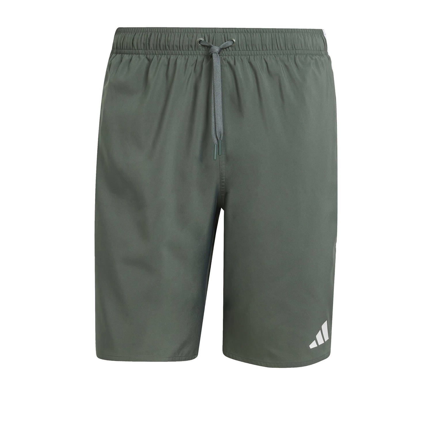 Adidas Performance zwemshort grijsgroen