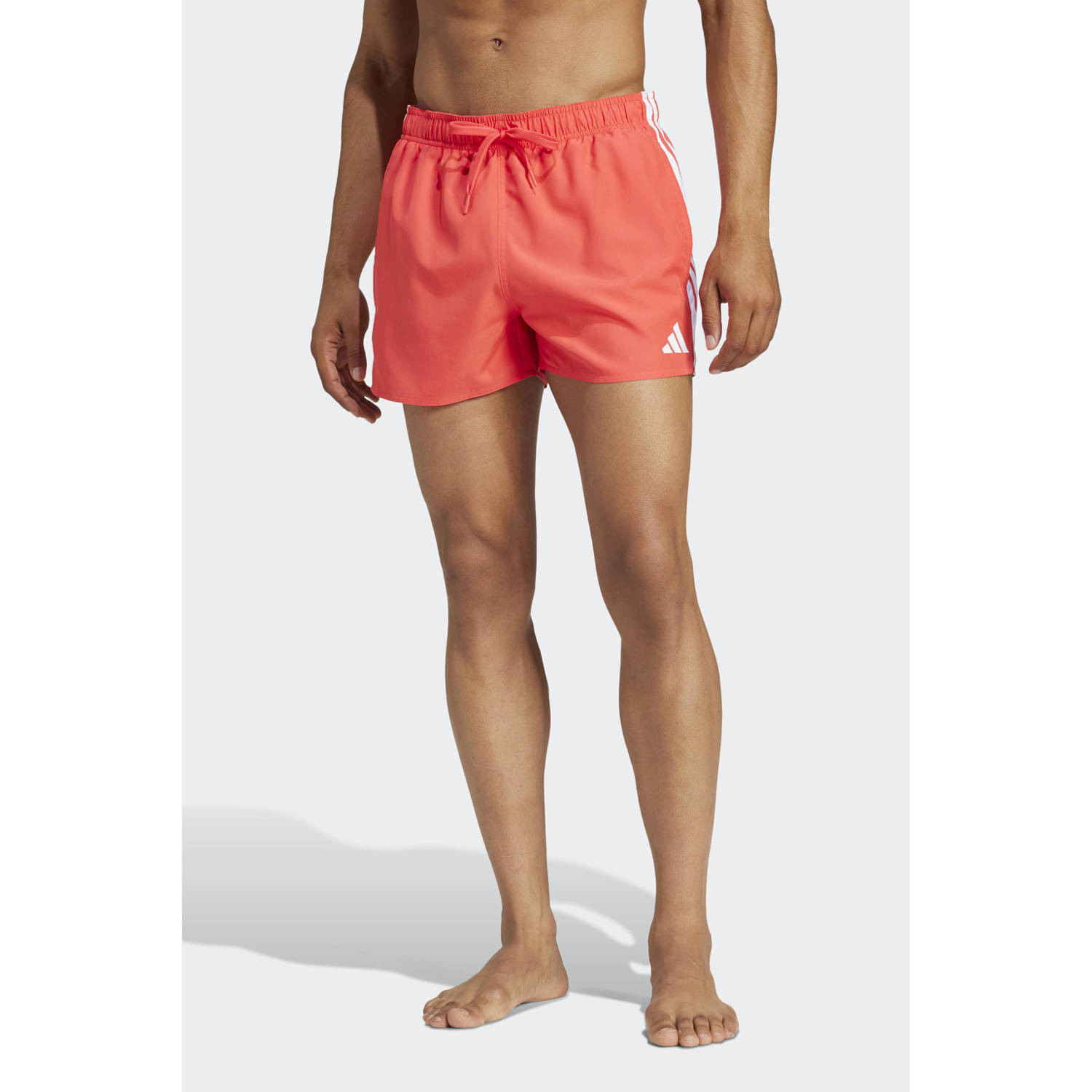 adidas Performance zwemshort koraalrood