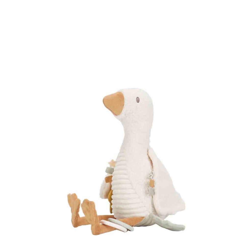 Little Dutch Newborn Naturals Activiteitenknuffel Little Goose
