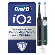 thumbnail: Oral-B iO  Series 2 Night Black & Forest Green elektrische tandenborstels - 2 stuks