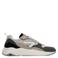 HUB chunky suède sneakers grijsgroen/beige
