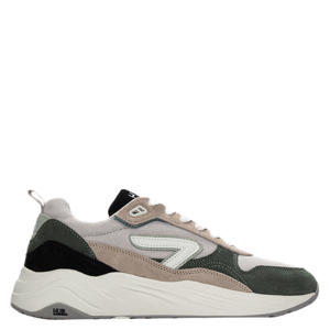 Glide S43  suède sneakers grijsgroen/beige