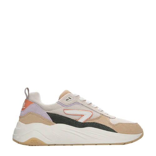 HUB Gilde S43 sneakers beige/ecru/groen afbeelding