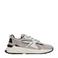 HUB Grid S48 suède sneakers ecru/zwart
