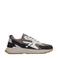 HUB suède sneakers grijs/groen/wit