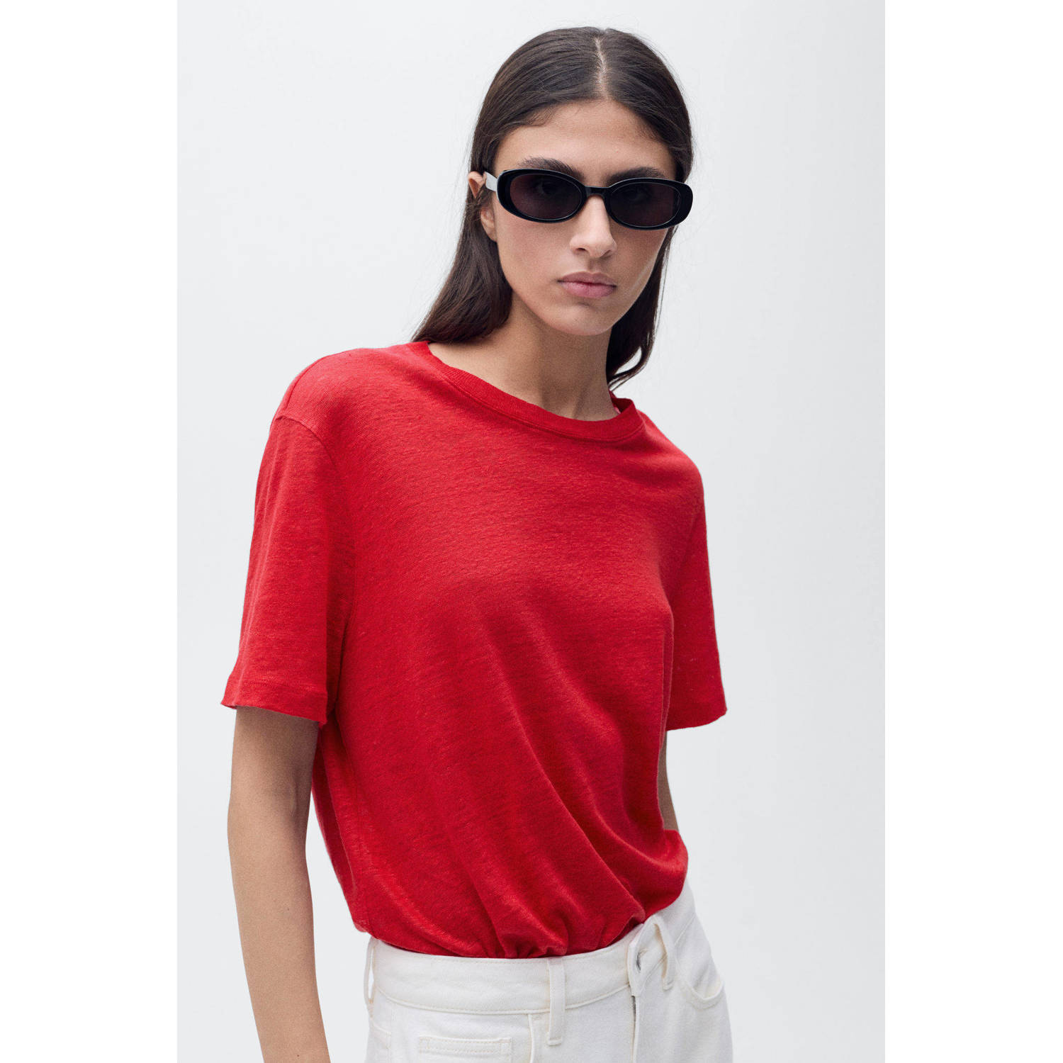 Mango T-shirt rood