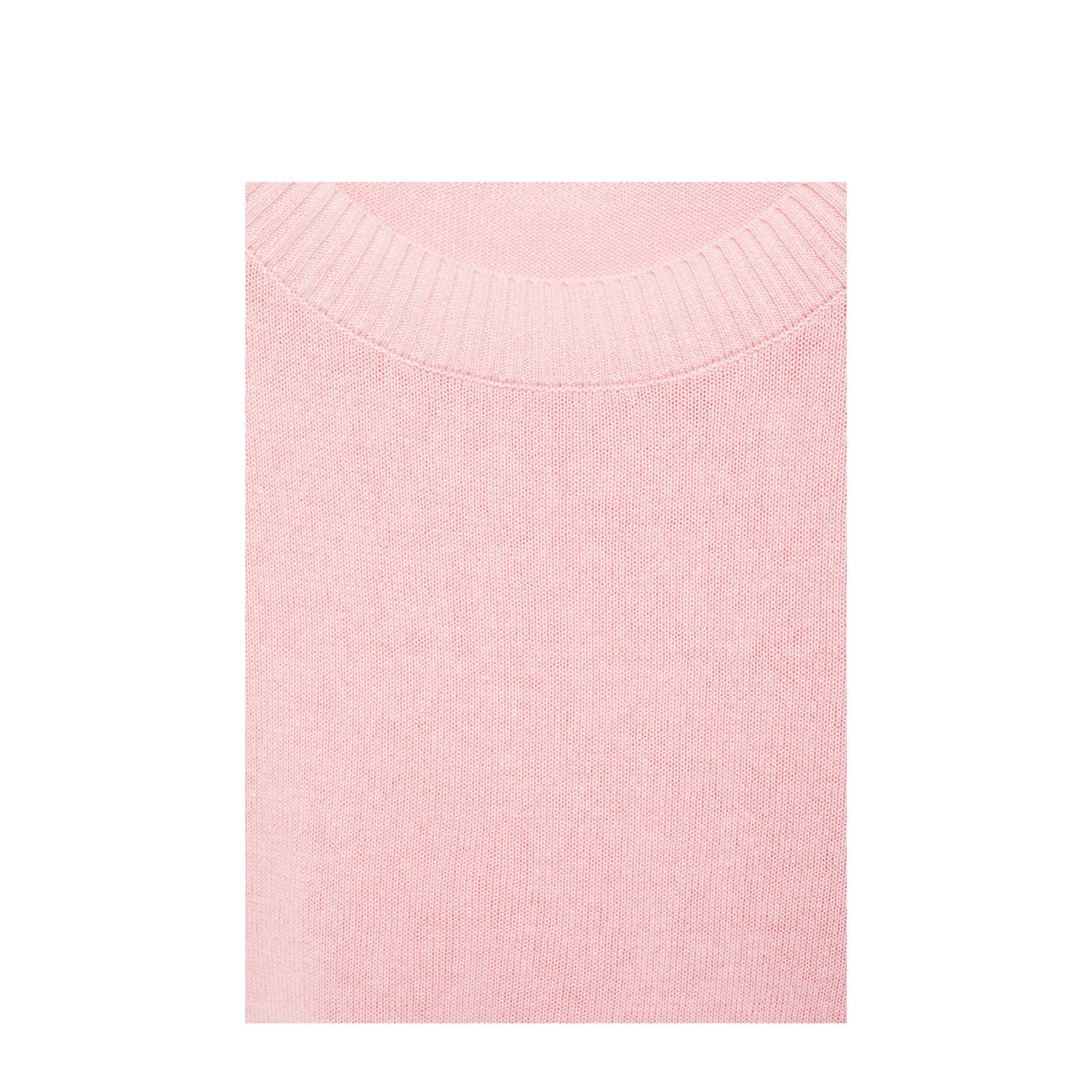Mango trui roze fijn gebreid